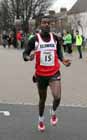 Tadele Geremew Mulugela (Elswick Harriers) wins the Wallsend Harriers Terry O'Gara Memorial 5k Road Race.